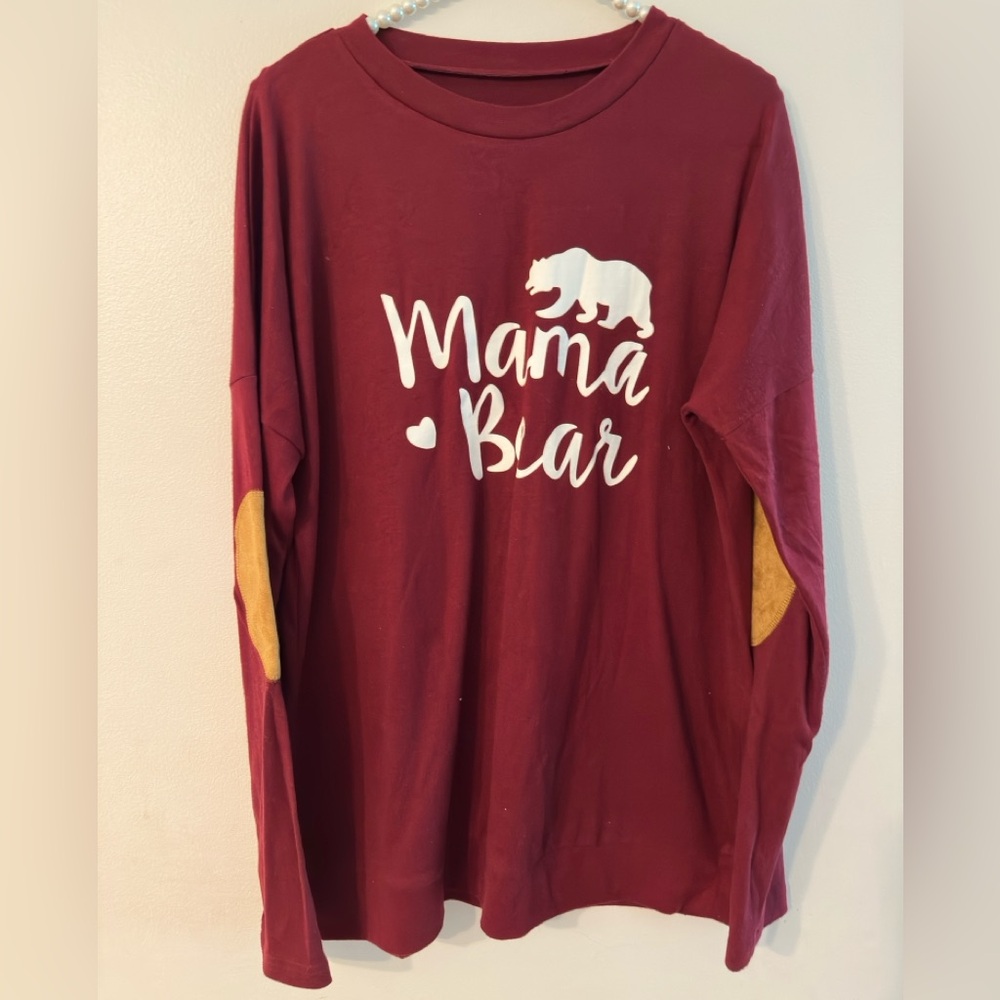 Mama Bear Oversized Long Sleeve Shirt - Picture 5 of 8